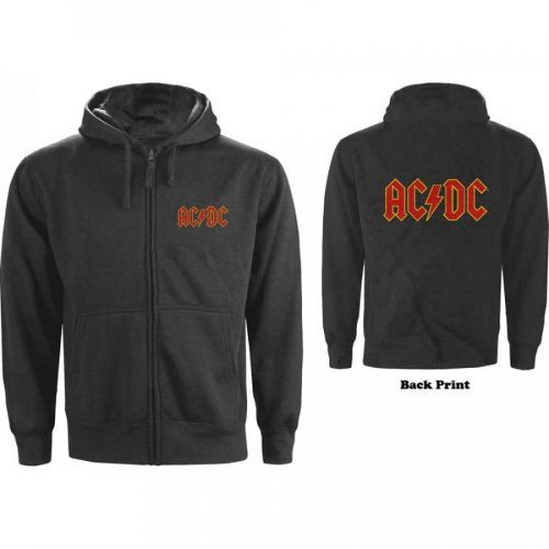 AC/DC - Zipper Logo - Muž, Unisex, Šedá, XXL