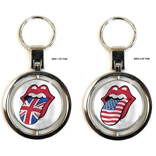 Rolling Stones - Kľúčenka UK & US Tongues