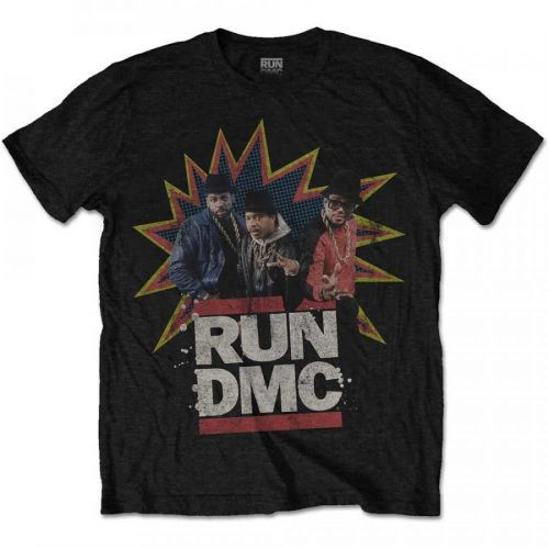 Run-DMC - Tričko POW! - Muž, Unisex, Čierna, XXL