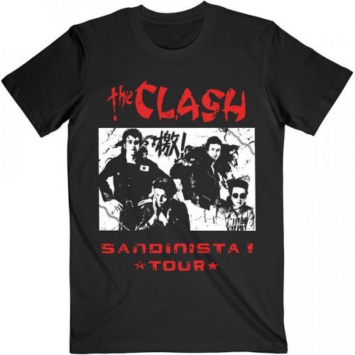 The Clash - Tričko Sandanista - Muž, Unisex, Čierna, XXL
