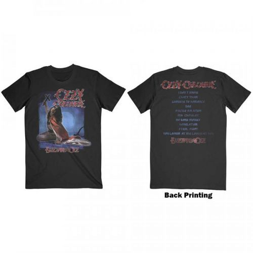 Ozzy Osbourne - Tričko Blizzard of Ozz Tracklist - Muž, Unisex, Čierna, XXL