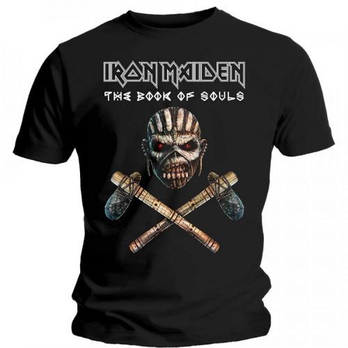 Iron Maiden - Tričko Axe Colour - Muž, Unisex, Čierna, S