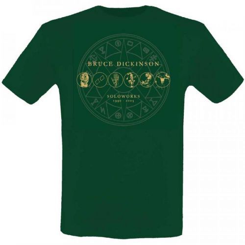 Bruce Dickinson - Tričko Soloworks - Muž, Unisex, Zelená, S