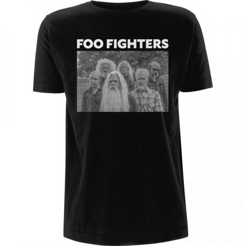 Foo Fighters - Tričko Old Band Photo - Muž, Unisex, Čierna, XXL
