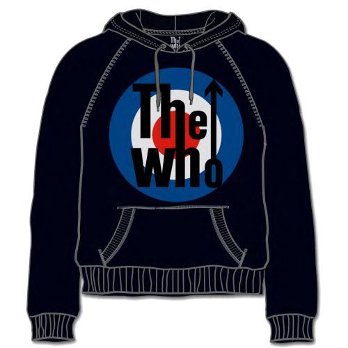 The Who - Mikina Target Classic - Muž, Unisex, Čierna, S