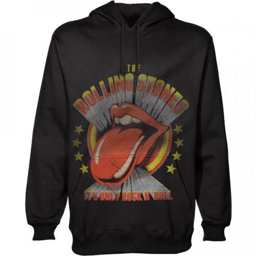 Rolling Stones - Mikina It's Only Rock 'n Roll - Muž, Unisex, Čierna, S