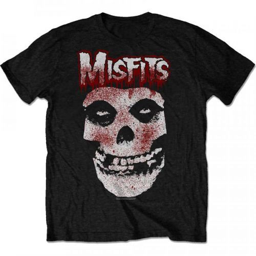 Misfits - Tričko Blood Drip Skull - Muž, Unisex, Čierna, S