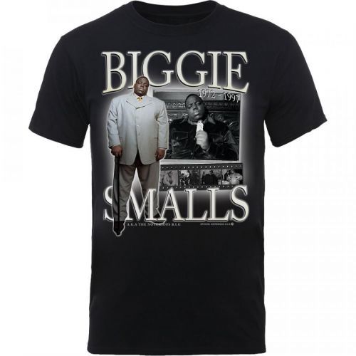 Biggie Smalls - Tričko Smalls Suited - Muž, Unisex, Čierna, XXL