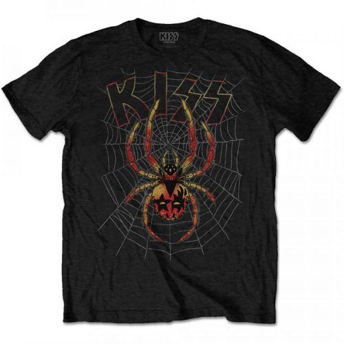Kiss - Tričko Spider - Muž, Unisex, Čierna, XXL
