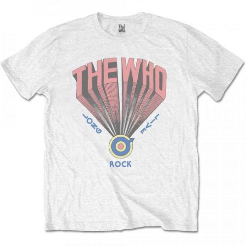 The Who - Tričko Long Live Rock - Muž, Unisex, Biela, XXL