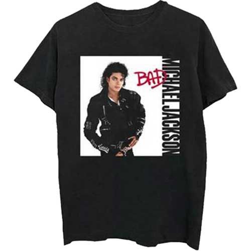 Michael Jackson - Tričko Bad - Muž, Unisex, Čierna, XXL