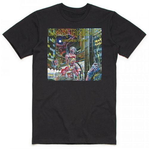 Iron Maiden - Tričko Somewhere in Time Box - Muž, Unisex, Čierna, XXL