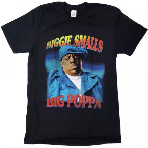 Biggie Smalls - Tričko Poppa - Muž, Unisex, Čierna, XXL