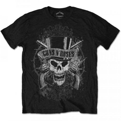 Guns N’ Roses - Tričko Faded Skull - Muž, Unisex, Čierna, XXL