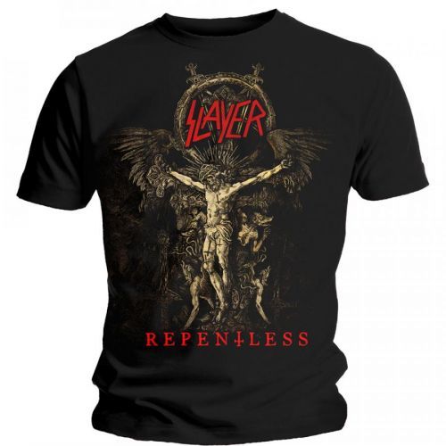 Slayer - Tričko Cruciform Skeletal - Muž, Unisex, Čierna, XXL