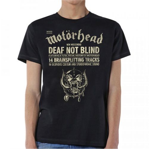 Motörhead - Tričko Deaf Not Blind - Muž, Unisex, Čierna, S