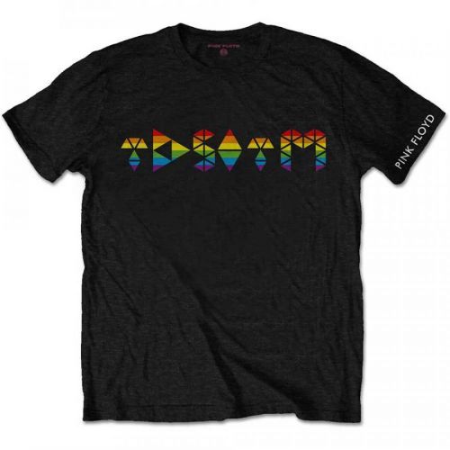 Pink Floyd - Tričko Dark Side Prism Initials - Muž, Unisex, Čierna, XXL