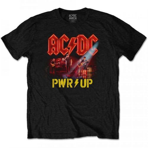 AC/DC - Tričko Neon Live - Muž, Unisex, Čierna, XXL