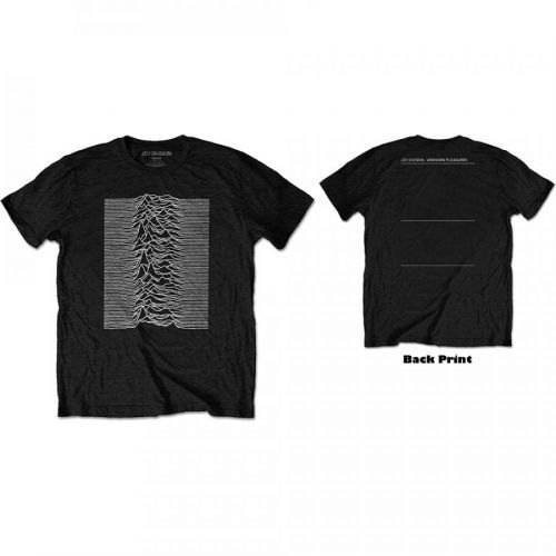 Joy Division - Tričko Unknown Pleasures - Muž, Unisex, Čierna, S