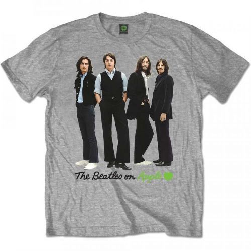 The Beatles - Tričko Iconic Colour - Muž, Unisex, Šedá, XXL