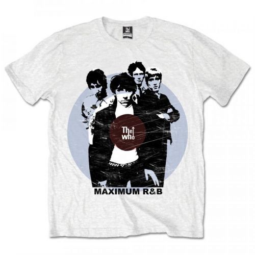 The Who - Tričko Maximum Rhythm & Blues - Muž, Unisex, Biela, XXL