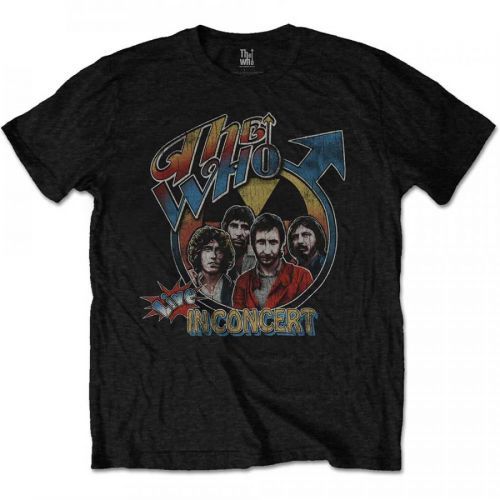 The Who - Tričko Live in Concert - Muž, Unisex, Čierna, XXL