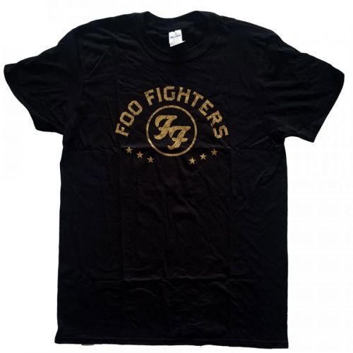 Foo Fighters - Tričko Arched Stars - Muž, Unisex, Čierna, XXL
