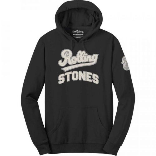 Rolling Stones - Mikina Team Logo & Tongue - Muž, Unisex, Čierna, XXL