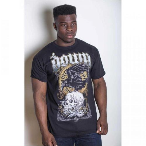 Down - Tričko Swamp Skull - Muž, Unisex, Čierna, XXL