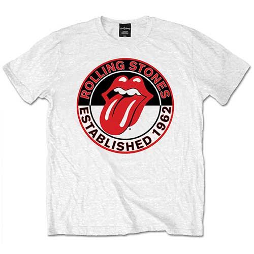 Rolling Stones - Tričko Est. 1962 - Muž, Unisex, Biela, XXL