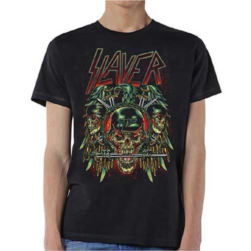 Slayer - Tričko Prey with Background - Muž, Unisex, Čierna, S