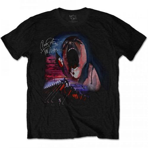 Pink Floyd - Tričko The Wall Scream & Hammers - Muž, Unisex, Čierna, XXL