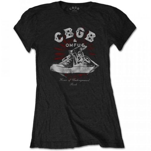 CBGB - Tričko Converse - Žena, Čierna, XXL