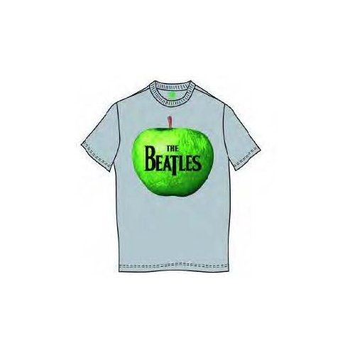 The Beatles - Tričko Apple Logo - Muž, Unisex, Šedá, XXL