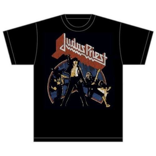 Judas Priest - Tričko Unleashed Version 2 - Muž, Unisex, Čierna, XXL