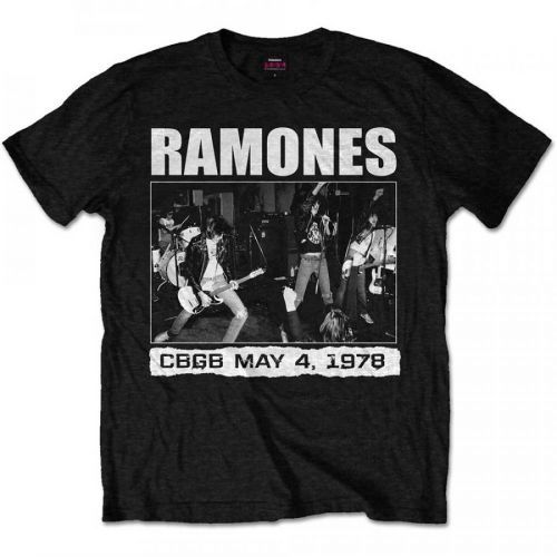 Ramones - Tričko CBGB 1978 - Muž, Unisex, Čierna, XXL