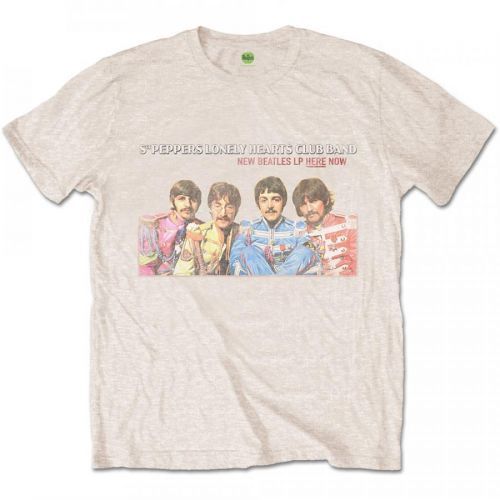 The Beatles - Tričko LP Here Now - Muž, Unisex, Natural, XXL