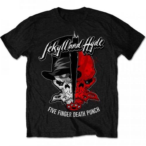 Five Finger Death Punch - Tričko Jekyll & Hyde - Muž, Unisex, Čierna, XXL