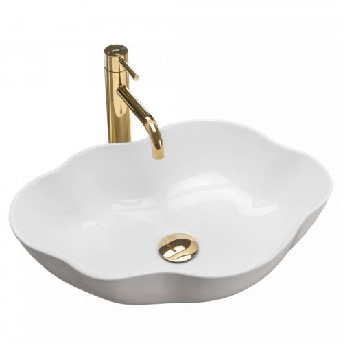 Rea Umyvadlo na desku Rea Pearl White - perleťově bílá (REA-U0265)