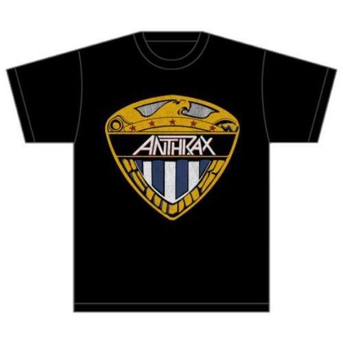 Anthrax - Tričko Eagle Shield - Muž, Unisex, Čierna, S