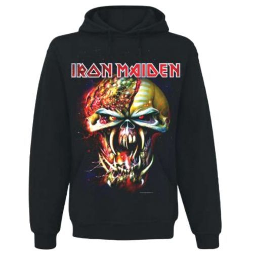Iron Maiden - Mikina Final Frontier Big Head - Muž, Unisex, Čierna, S