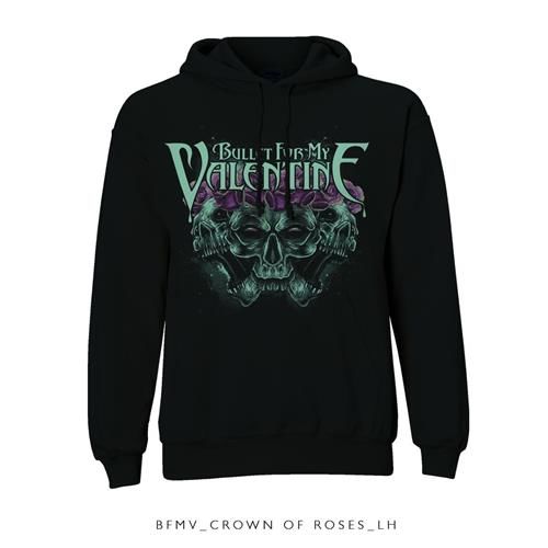 Bullet for My Valentine - Mikina Crown of Roses - Muž, Unisex, Čierna, S