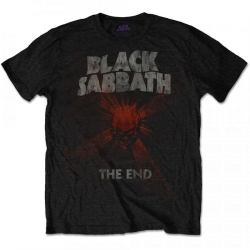 Black Sabbath - Tričko The End Mushroom Cloud - Muž, Unisex, Čierna, S