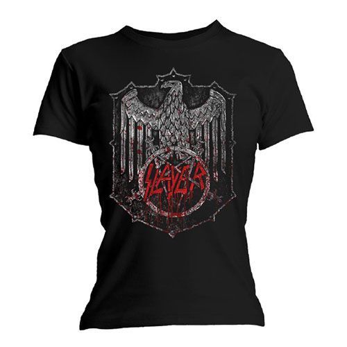 Slayer - Tričko Bloody Shield - Žena, Čierna, XXL