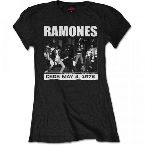 Ramones - Tričko CBGB 1978 - Žena, Čierna, XXL