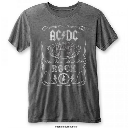 AC/DC - Tričko Cannon Swig - Muž, Unisex, Šedá, XXL