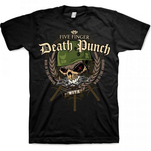 Five Finger Death Punch - Tričko War Head - Muž, Unisex, Čierna, S
