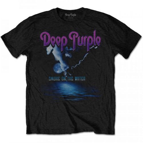 Deep Purple - Tričko Smoke On The Water - Muž, Unisex, Čierna, XXL