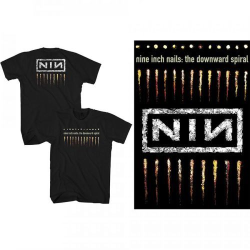 Nine Inch Nails - Tričko Downward Spiral - Muž, Unisex, Čierna, XXL