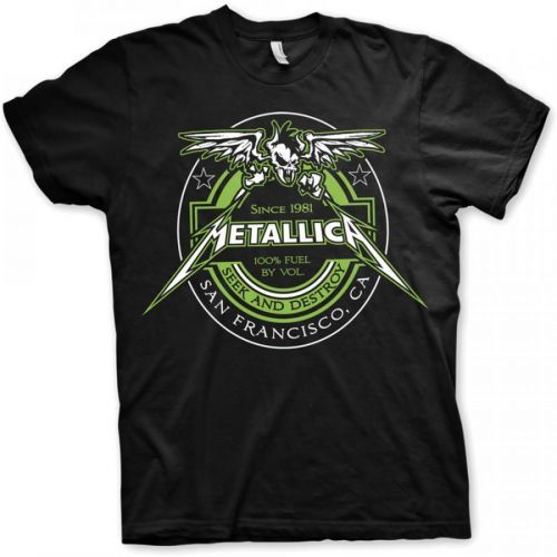 Metallica - Tričko Fuel - Muž, Unisex, Čierna, XXL